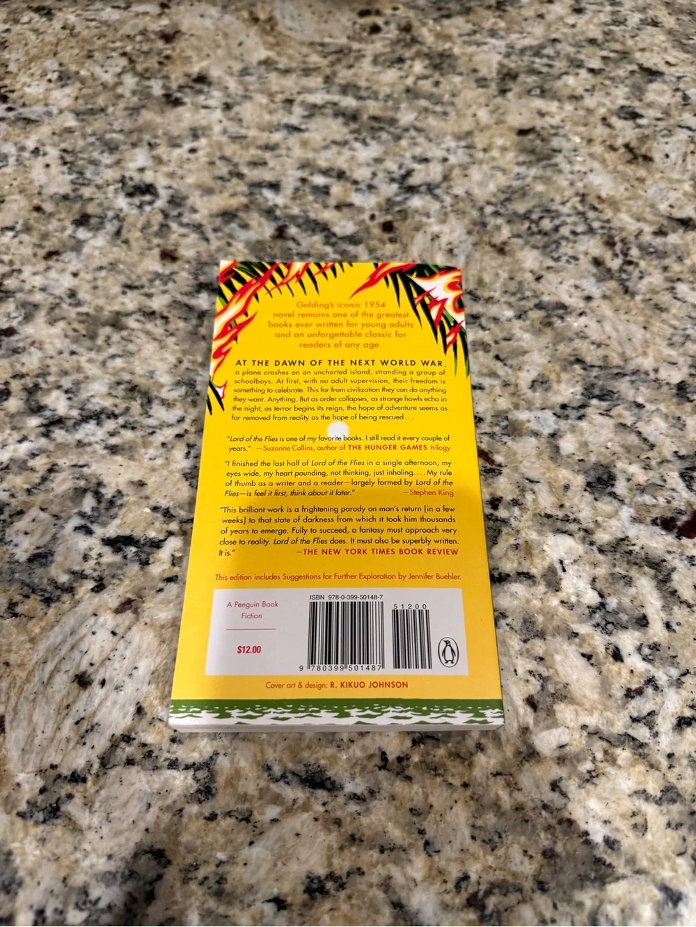Lord of the Flies Paperback — Red, Black, Yellow Cover